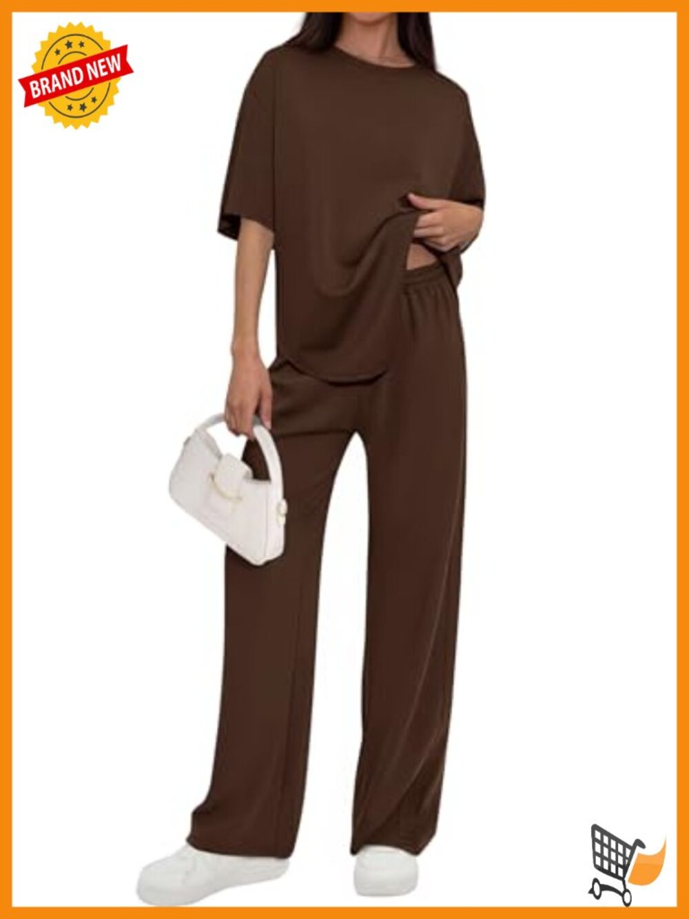 Women's 2 Piece Lounge Set Airport Travel Wide Leg Pants